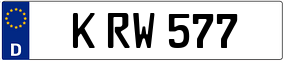 Truck License Plate